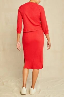 Vindy Paris Rib Skirt - Zinnia -NovaWear Shop 0054 Vindy Zinnia 2250 web 878cc1ad 37e1 462e 9914 166b8fa2c5ef