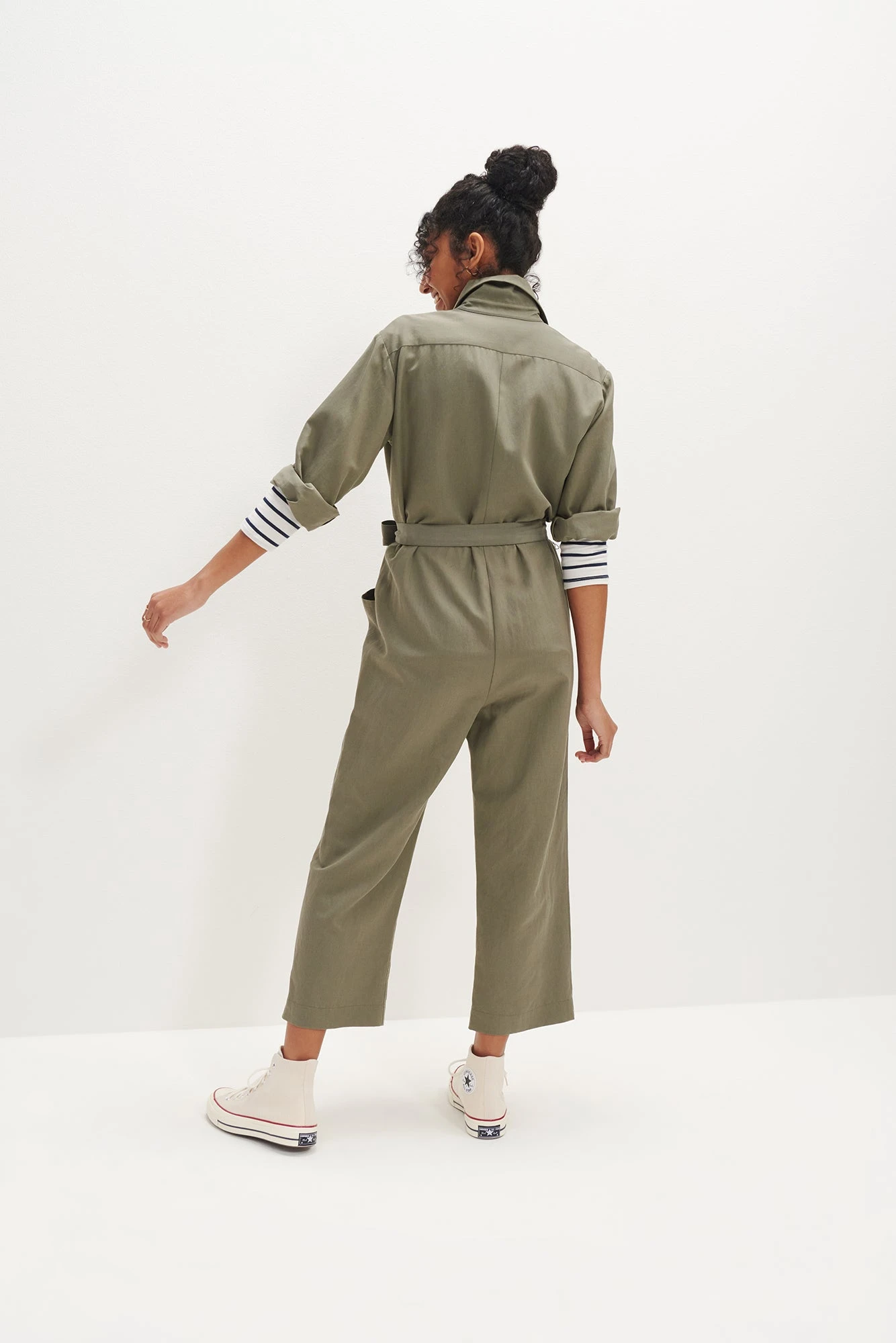 Oceane Femme Fête Jumpsuit - Vetiver 5 Oceane Femme Fête Jumpsuit - Vetiver - Image 5