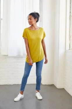 Noko Silken Modal Tee -NovaWear Shop 0101 Noko Fern 3132 web