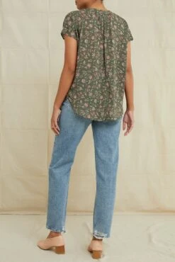 Renata Ecovero Blouse -NovaWear Shop 0142RenataLagoGreen 2592 web