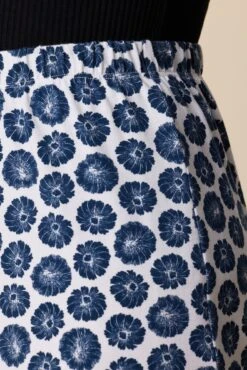 Vindy Reverie Knit Skirt - Calico Navy 10 Vindy Reverie Knit Skirt - Calico Navy -NovaWear Shop 0220 Vindy Calico Navy 5