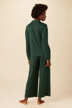 Lark Dream Knit Pajama Pants - Darkest Spruce -NovaWear Shop 0236 Lark Darkest Spruce1 3