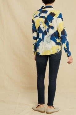 Bixby Washable Silk Blouse - Dusk -NovaWear Shop 0263 Bixby Dusk Print 5156 web 2d875974 1c81 4426 bdaa 9c1dc0ca037a