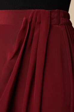 Sosi Washable Silk Wrap Skirt - Sumac -NovaWear Shop 02 10173 Sosi Sumac 5