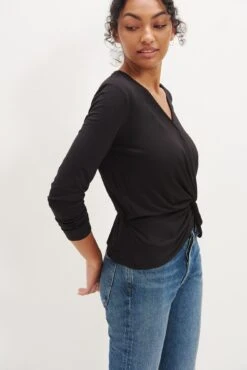 Stinson Long Sleeve Dream Knit Tee - Black -NovaWear Shop 0300 Stinson Black 5776 Web eec20752 2c43 4b48 86e3 a9fb2fe7c97f