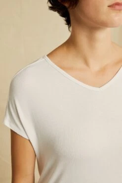 Stella Dream Rib Tee - White -NovaWear Shop 0320 Stella Top White 3882 web 877c69a4 409c 473f 8151 1620060bb687