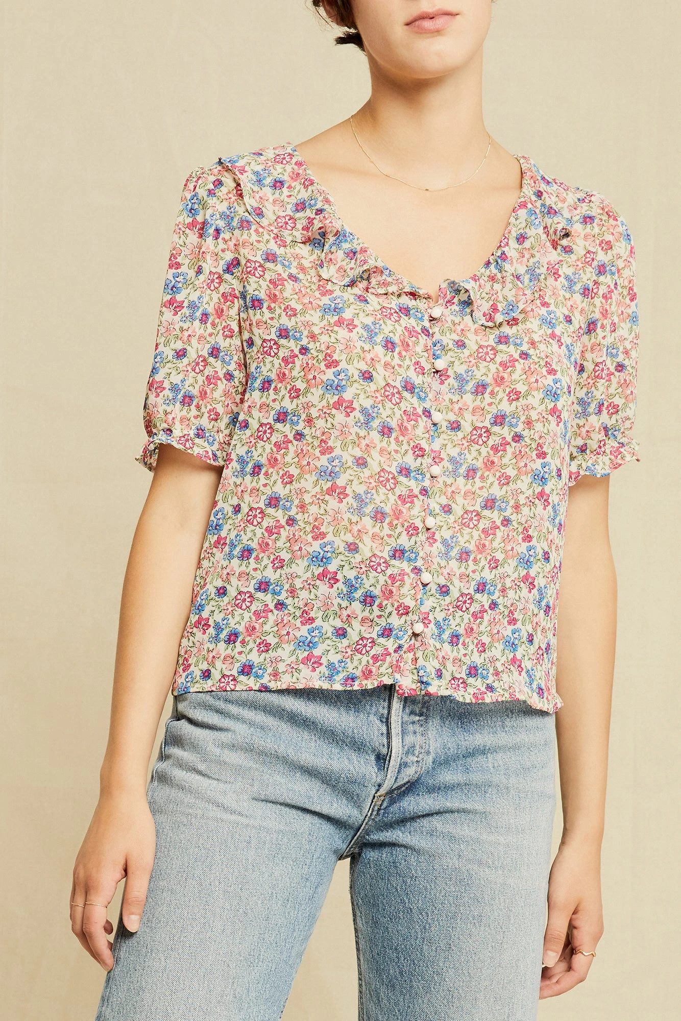 Vera Upcycled Blouse 1 Vera Upcycled Blouse