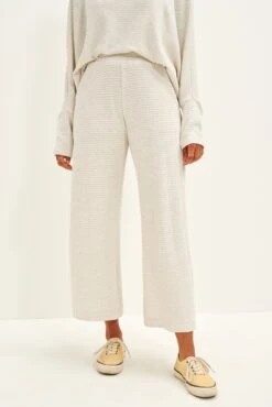 Willow Scallop Knit Pants -NovaWear Shop 0327 Willow Scallop Natural Birch 1771 web