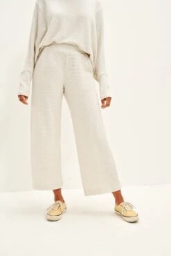 Willow Scallop Knit Pants -NovaWear Shop 0327 Willow Scallop Natural Birch 1773 web