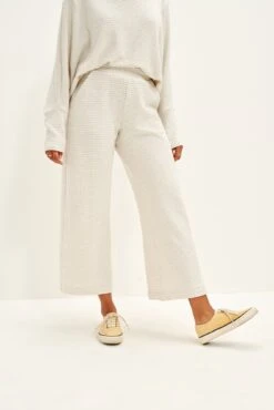Willow Scallop Knit Pants -NovaWear Shop 0327 Willow Scallop Natural Birch 1776 web