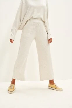 Willow Scallop Knit Pants -NovaWear Shop 0327 Willow Scallop Natural Birch 1784 web