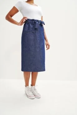 Romy Denim Skirt -NovaWear Shop 0342 Romy Denim 0442 web