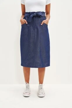 Romy Denim Skirt -NovaWear Shop 0342 Romy Denim 0446 web