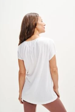 Wray Silken Modal Tee - White -NovaWear Shop 0347 Wray Tee White 0203 web 1472a5af b8e5 4399 bf68 3519923feded