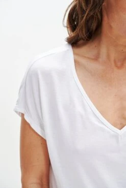 Wray Silken Modal Tee - White -NovaWear Shop 0347 Wray Tee White 0228 web e07f4770 6de6 4ea2 8873 a9a27ebf986b