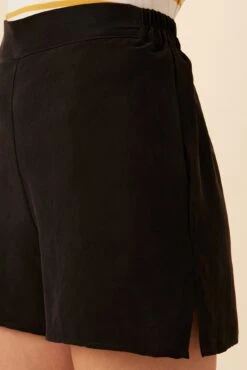 Palo Cottonseed Cupro Short - Black -NovaWear Shop 0352 Palo Black 4