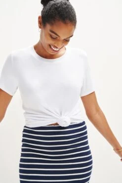 Berkeley Dream Rib Tee - White