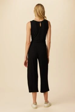 Briar Provence Rib Jumpsuit - Black -NovaWear Shop 0389 Briar Black 3