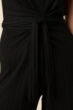 Briar Provence Rib Jumpsuit - Black -NovaWear Shop 0389 Briar Black 4