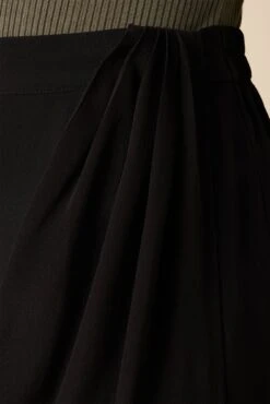 Sosi Washable Silk Wrap Skirt - Black -NovaWear Shop 03 10173 Sosi Black 5