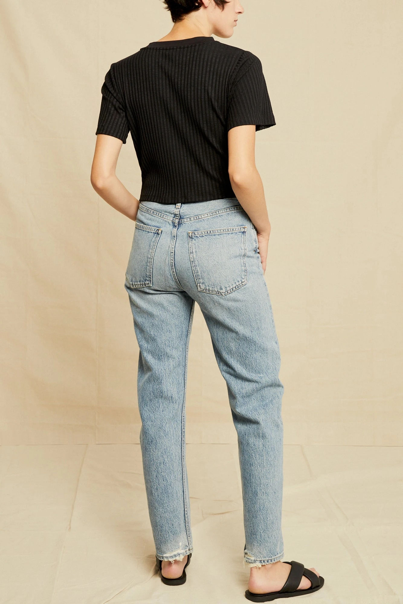 Jeanette Short Sleeve Tee - Black 4 Jeanette Short Sleeve Tee - Black - Image 4