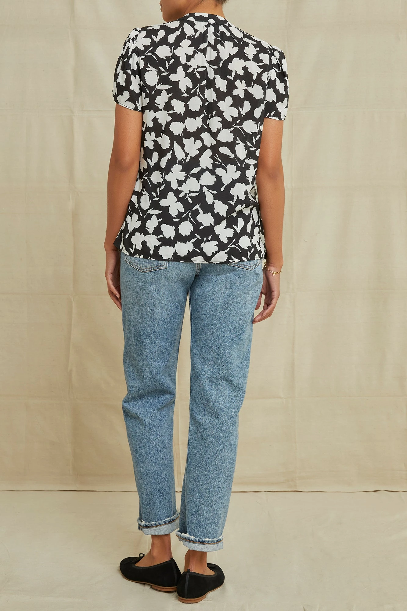 Elodie Ecovero Blouse - Vista Floral 3 Elodie Ecovero Blouse - Vista Floral - Image 3