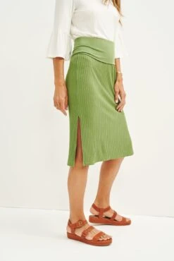 Zio Ribbed Skirt - Pear -NovaWear Shop 0464 Zio Pear 3582 web 14e90ff5 6347 456e 9002 7bfd22b7b6a8
