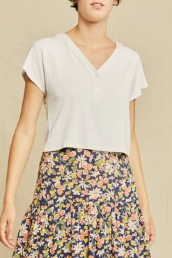 Juliet Dream Knit Tee - White