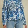 Clara Ecovero Blouse - Elsinore Blue