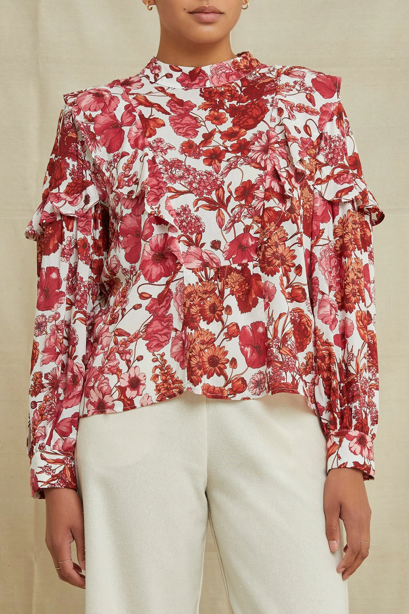 Clara Ecovero Blouse - Elsinore Floral 1 Clara Ecovero Blouse - Elsinore Floral