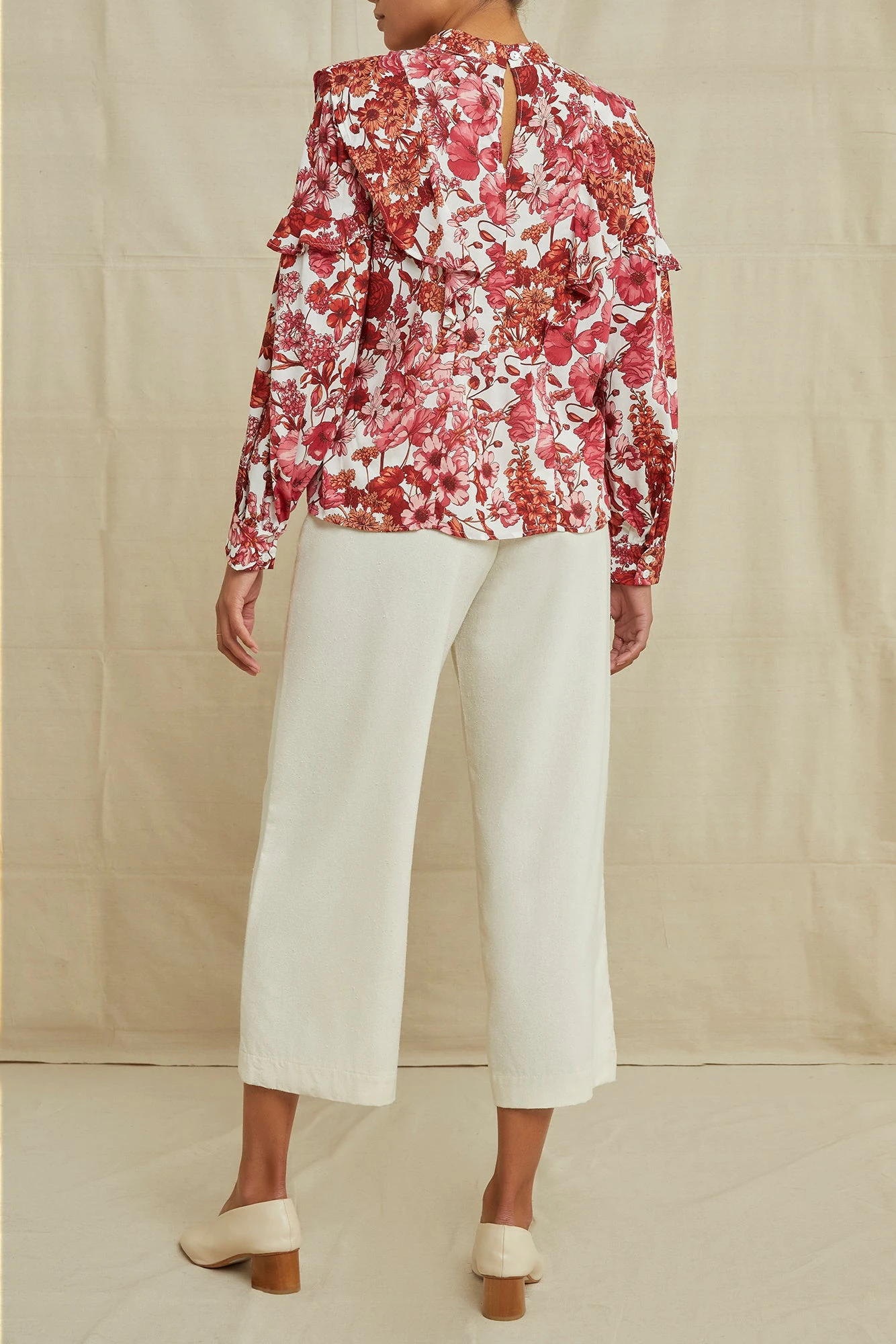 Clara Ecovero Blouse - Elsinore Floral 3 Clara Ecovero Blouse - Elsinore Floral - Image 3