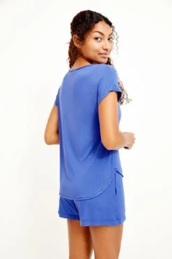 Chessa Dream Knit Tee - Lapis -NovaWear Shop 0505 Chessa Lapis 0696 web 178ca1df 3073 4d02 88e1 f52f5959a3ca