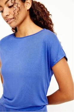 Chessa Dream Knit Tee - Lapis -NovaWear Shop 0505 Chessa Lapis 0784 web 5d0acbc6 cda1 48e2 95e6 3e719ca0f45c