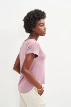 Chessa Dream Knit Tee - Lilac -NovaWear Shop 0505 Chessa Lilac 1557 web 93ad5b00 4684 4513 84b2 3363219beec5