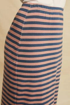 Irina Luxe Terry Skirt -NovaWear Shop 0547 Irina Ocean Rose Stripe 2196 web