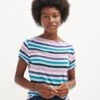 Cecelia Upcycled Tee - Anza Stripe