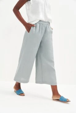 Salice Linen Pants - Eucalyptus -NovaWear Shop 0558 Salice Linen Eucalyptus 1280 web 519b95bb 258c 41a6 8804 5d1b37b90a8e