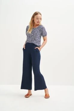 Lotta Washable Silk Blouse - Navy Sauvage -NovaWear Shop 0563 Lotta Silk Sauvage Print 1299 web 72ef5d2d 5025 4d1e a9f1 18e6056fcae0