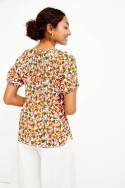 Lotta Washable Silk Blouse - Seaside Floral -NovaWear Shop 0563 Lotta Silk Seaside Floral 1084 web 317d3531 e0af 4ffb 9792 77d4c0f176fa