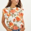 Calla Upcycled Blouse - Seville Floral