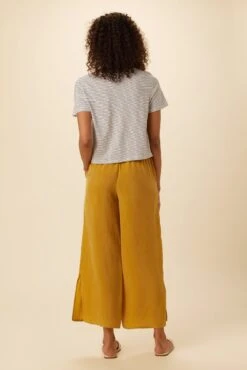 Roxie Reverie Slub Tee - Gigi White Stripe -NovaWear Shop 0595 Roxie Gigi Stripe White 3