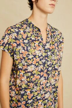 Renata Ecovero Blouse -NovaWear Shop 0607 Renata Ecovero Mojave Bloom 0049 web