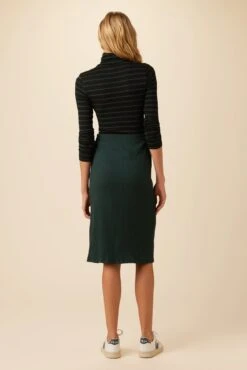 Gadot Paris Rib Skirt - Darkest Spruce 8 Gadot Paris Rib Skirt - Darkest Spruce -NovaWear Shop 0612 Gadot Darkest Spruce 3