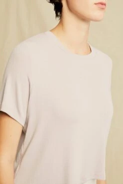 Tara Dream Rib Cropped Tee - Dawn -NovaWear Shop 0622 Tara Dawn 0527 Web 5a31353c d127 46b8 8340 24242fc4c4a1