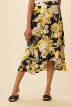 Finley Washable Silk Skirt - Marbella