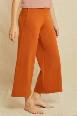 Eugenia Luxe Fleece Pants - Umber -NovaWear Shop 0716 Eugenia Luxe Umber 2720 web 1501c746 601c 42bd ae1a de9fb8188465