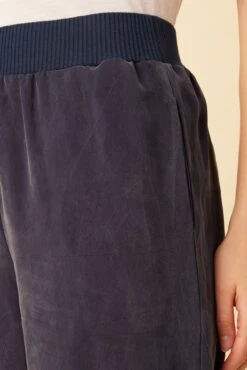 Salice Mixed Cupro Pants - Ocean -NovaWear Shop 0721 Salice Pant Mixed Media Ocean 5