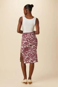 Vindy Provence Rib Skirt - Verona Truffle -NovaWear Shop 0725 Vindy Provence Verona Truffle 3