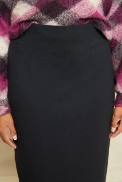 Alice Ponte Midi Skirt - Black -NovaWear Shop 0739 Alice Black 00364 web 5bb452cd a291 4a42 8d7e 888d6aeaba83