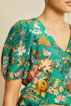Juliana Washable Silk Blouse - Rosalind Floral 7 Juliana Washable Silk Blouse - Rosalind Floral -NovaWear Shop 0753 Juliana Rosalind Floral 11332 web